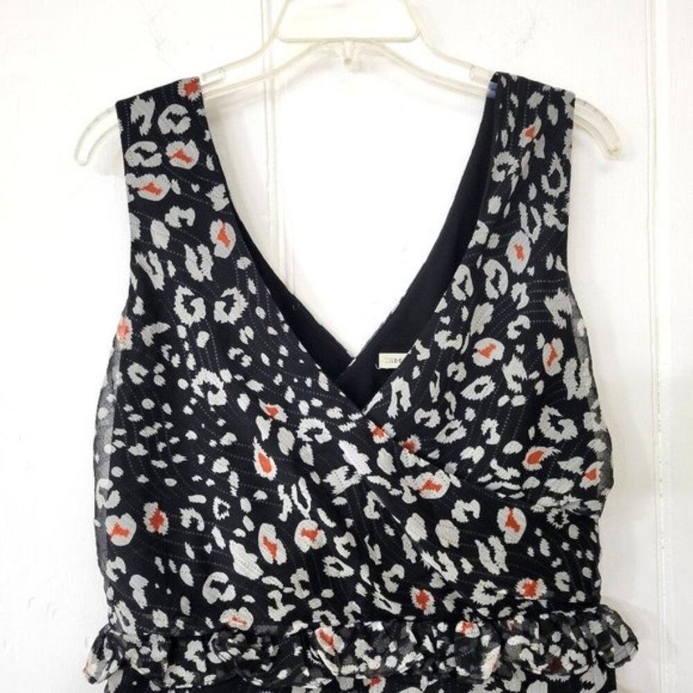 The East Order Chiffon Skye Mini Dress Leopard Dream - Picture 5 of 8